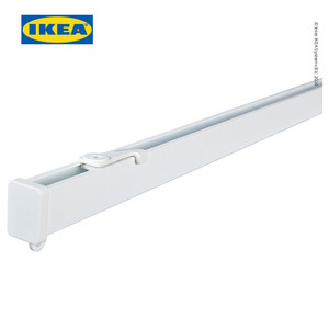 [EZO.0500505] IKEA VIDGA Rel Gorden Trek Tunggal Dengan Perlengkapan Plafon 140cm
