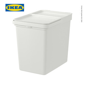 [EZO.0500506] IKEA HALLBAR Tempat Sampah dengan Tutup Kapasitas 22L