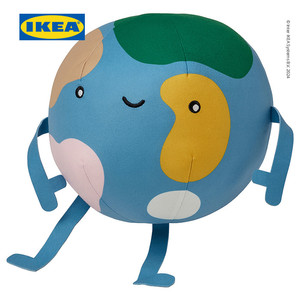 [EZO.0500508] IKEA AFTONSPARV Boneka Bumi Aneka Warna 20cm