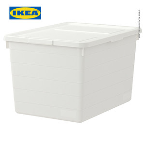 [EZO.0500511] IKEA SOCKERBIT Kotak Penyimpanan Dengan Penutup 38x51x30 cm