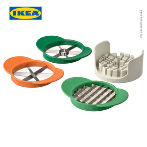 [EZO.0500512] IKEA UPPFYLLD Pemotong Buah Warna Campuran Set Isi 4pcs