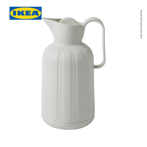 [EZO.0500552] IKEA TAGGOGA Termos Kopi dan Teh Putih Pudar 1.6L