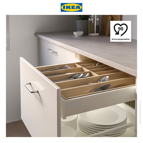 [EZO.0500563] IKEA UPPDATERA Baki Peralatan Dapur Bambu Warna Muda 10x50cm
