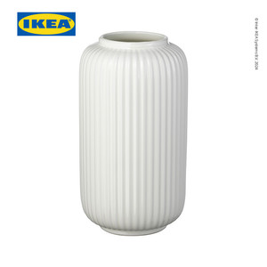 [EZO.0500586] IKEA STILREN Vas Bunga / Tanaman Putih 22cm