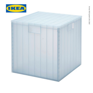 [EZO.0500599] IKEA PANSARTAX Kotak Penyimpanan Serbaguna Dengan Tutup 33x33x33 cm