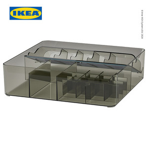 [EZO.0500601] IKEA VISSLAAN Kotak Dengan Kompartemen Serbaguna 32x31x9cm