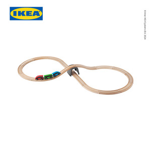 [EZO.0500606] IKEA LILLABO Set Mainan Kereta Api Dengan Rel Isi 20pcs