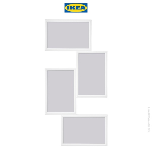 [EZO.0500613] IKEA YLLEVAD Bingkai Foto Kolase untuk 4 Frame 21x41cm