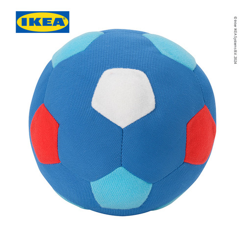 [EZO.0500616] IKEA SPARKA Boneka Bola Mainan Biru/Merah 12cm