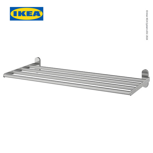 [EZO.0500642] IKEA BROGRUND Rak Gantungan Handuk Stainless Steel 67x27cm