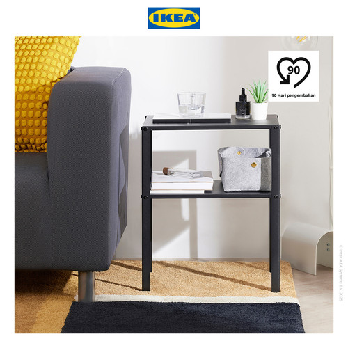[EZO.0500651] IKEA KNARREVIK Meja Samping Tempat Tidur Bahan Baja 42x34 cm