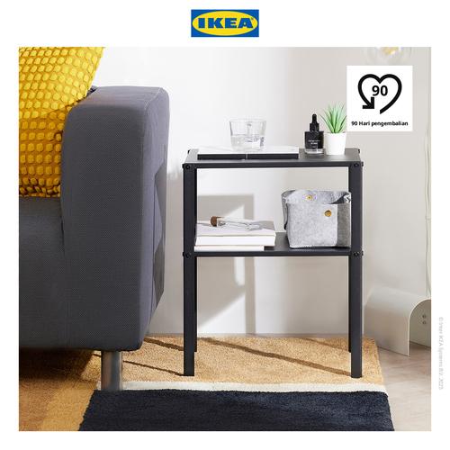 [EZO.0500651] IKEA KNARREVIK Meja Samping Tempat Tidur Bahan Baja 42x34 cm