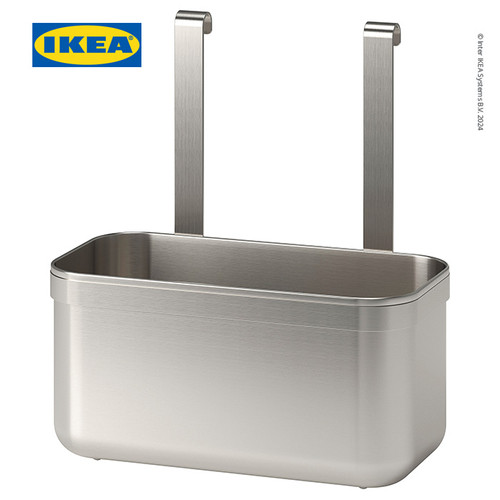 [EZO.0500661] IKEA KUNGSFORS Wadah Pengait Gantung Baja Tahan Karat 24x12x26.5 cm
