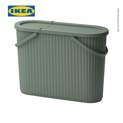 [EZO.0500666] IKEA DAMMANG Tempat Sampah dengan Tutup Kapasitas 48 L