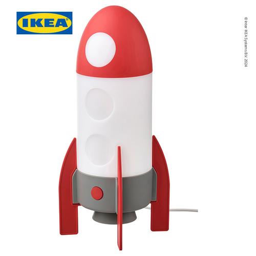 [EZO.0500671] IKEA AFTONSPARV Lampu Meja LED RGB Bentuk Roket
