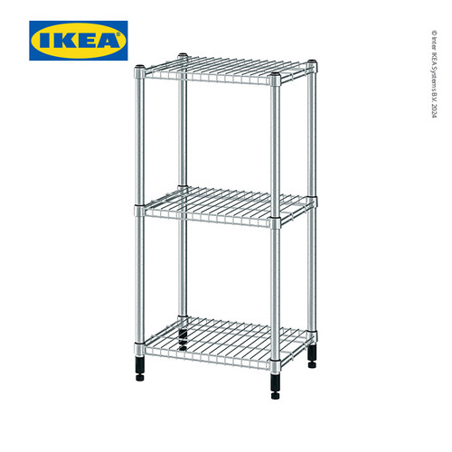 [EZO.0500679] IKEA OMAR Unit Rak Penyimpanan Serbaguna Galvanis 46x36x94 cm
