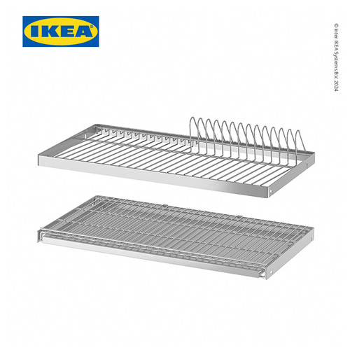 [EZO.0500691] IKEA UTRUSTA Rak Pengering Piring Untuk Kabinet Dinding 60x35 cm