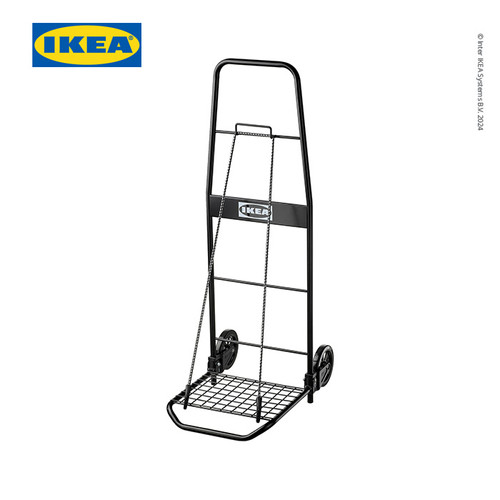 [EZO.0500711] IKEA RULLEBOR Troli Belanja Serbaguna Hitam