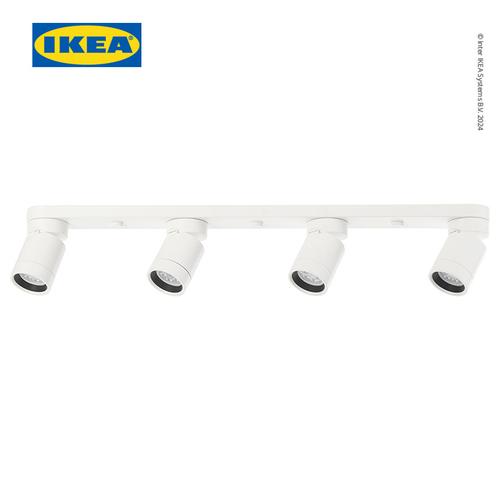 [EZO.0500723] IKEA NYMANE Lampu Sorot Plafon Dengan 4 Tempat Putih Minimalis