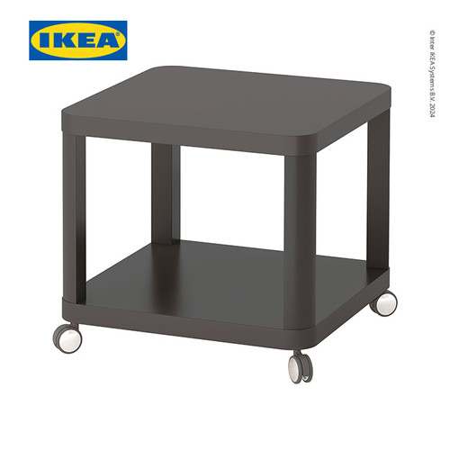 [EZO.0500726] IKEA TINGBY Meja Samping dengan Roda 50x50 cm