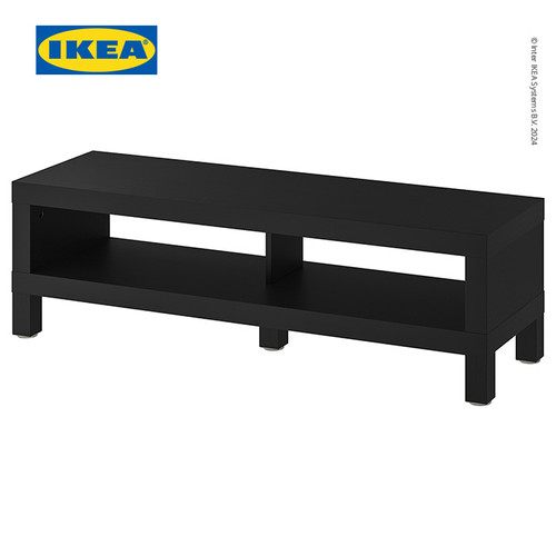 [EZO.0500732] IKEA LACK Meja TV Minimalis Hitam - Cokelat 120x35x36 cm