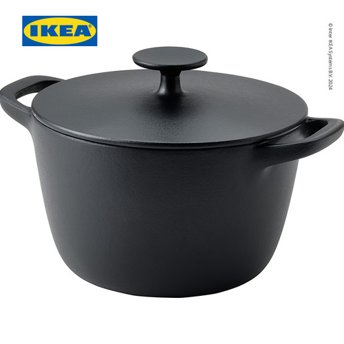[EZO.0500742] IKEA VARDAGEN Panci Dengan Penutup 3L