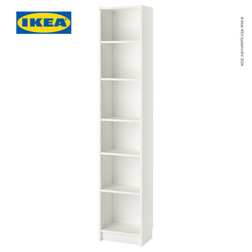 [EZO.0500744] IKEA BILLY Rak Buku Minimalis Putih Berkualitas 40x28x202 cm