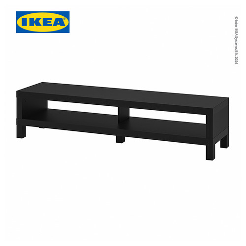 [EZO.0500754] IKEA LACK Meja TV Minimalis Hitam / Cokelat 160x35x36 cm