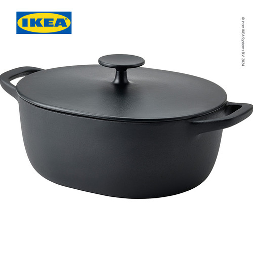 [EZO.0500769] IKEA VARDAGEN Panci Kaserol Dengan Penutup 5L