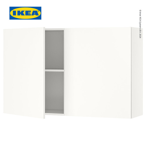 [EZO.0500792] IKEA KNOXHULT Kabinet Penyimpanan Dinding Dengan Pintu Serbaguna Putih 120x75 cm