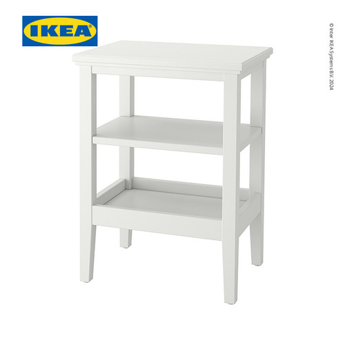 [EZO.0500810] IKEA IDANAS Meja Samping Sofa Minimalis Putih 46x36 cm