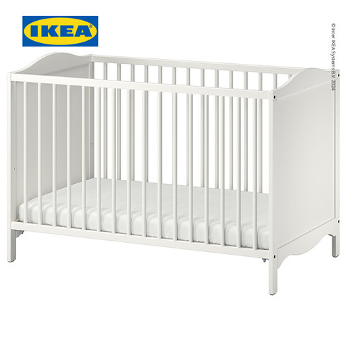 [EZO.0500817] IKEA SMAGORA Ranjang Bayi Berkualitas Putih 60x120 cm