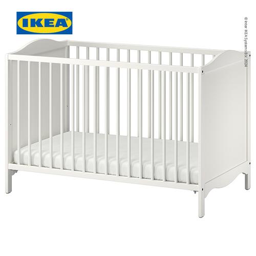 [EZO.0500817] IKEA SMAGORA Ranjang Bayi Berkualitas Putih 60x120 cm