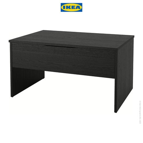 [EZO.0500819] IKEA OSTAVALL Meja Tamu Adjustable yang Dapat Disesuaikan Hitam 90 cm