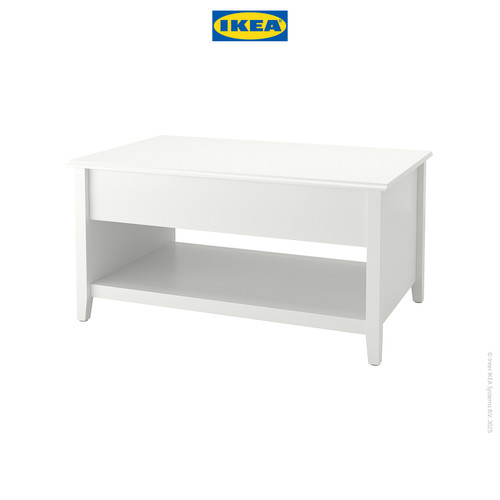 [EZO.0500823] IKEA VITTERYD Meja Tamu Adjustable yang Dapat Disesuaikan Putih 97cm