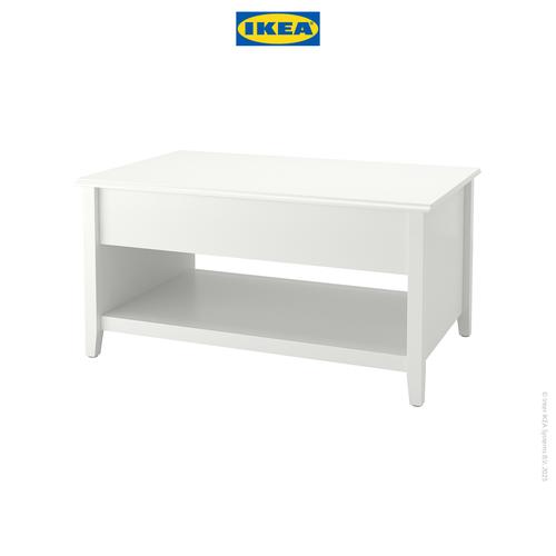 [EZO.0500823] IKEA VITTERYD Meja Tamu Adjustable yang Dapat Disesuaikan Putih 97cm