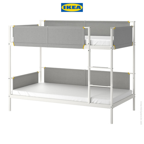 [EZO.0500834] IKEA VITVAL Rangka Tempat Tidur Anak 2 Tingkat 90x200 cm