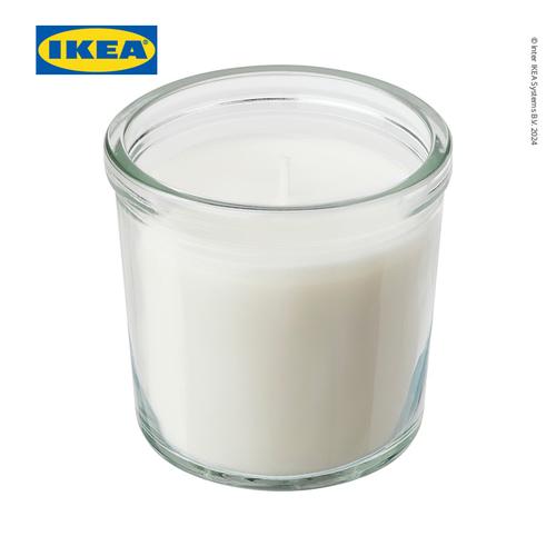 [EZO.0500836] IKEA ADLAD Lilin Beraroma Dalam Gelas Wangi Hutan Skandinavia Tahan 20 Jam