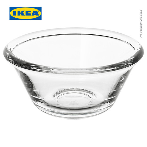 [EZO.0500856] IKEA VARDAGEN Mangkuk Saji Kaca Bening 12cm