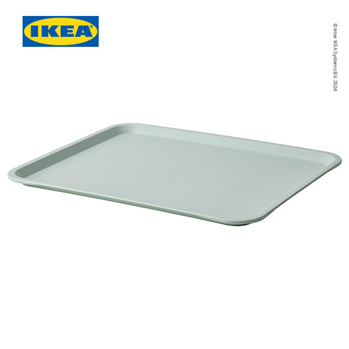 [EZO.0500861] IKEA TILLGANG Nampan Plastik Hijau Pucat 37x29 cm
