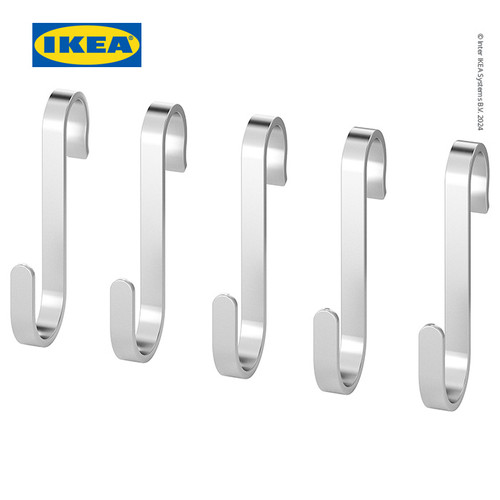 [EZO.0500862] IKEA KUNGSFORS Pengait Gantung Bentuk S Baja Tahan Karat Isi 5pcs
