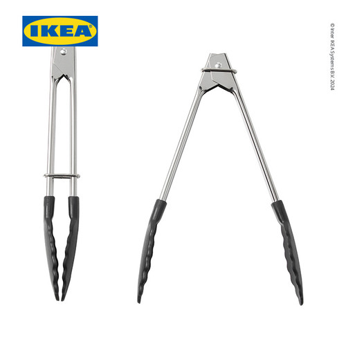 [EZO.0500868] IKEA TILLAMPAD Penjepit / Pencapit Masak Stainless Steel 18cm Isi 2pcs