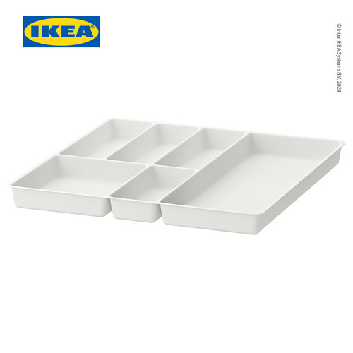 [EZO.0500874] IKEA STODJA Baki Pengatur Alat Makan Putih 51x50 cm