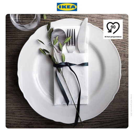 [EZO.0500877] IKEA UPPLAGA Piring Makan 28cm