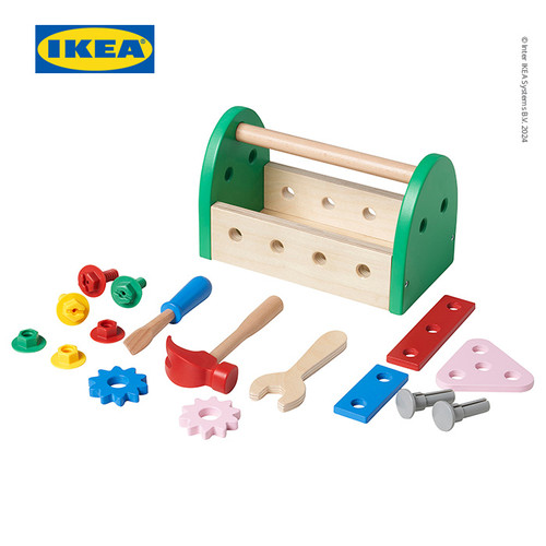 [EZO.0500892] IKEA BLOMFLUGA Mainan Alat Perkakas Set Isi 13pcs