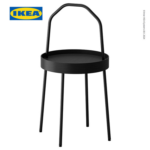 [EZO.0500903] IKEA BURVIK Meja Samping Dengan Gagang Serbaguna 38 cm