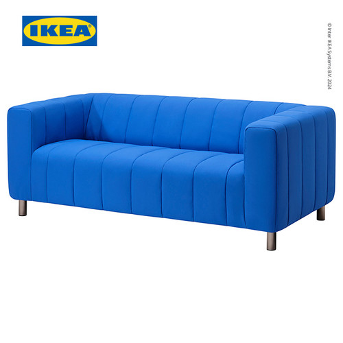 [EZO.0500915] IKEA KLIPPAN Sofa 2 Dudukan LANGBAN Biru Terang