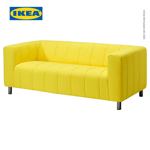 [EZO.0500917] IKEA KLIPPAN Sofa 2 Dudukan LANGBAN Kuning Cerah