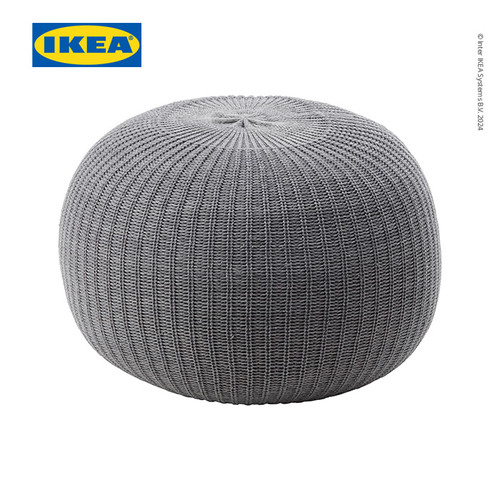 [EZO.0500931] IKEA SANDARED Tempat Duduk Pouffle / Beanbag Minimalis Serbaguna Abu-abu