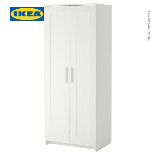 [EZO.0500955] IKEA BRIMNES Lemari Pakaian 2 Pintu Minimalis 78x190 cm